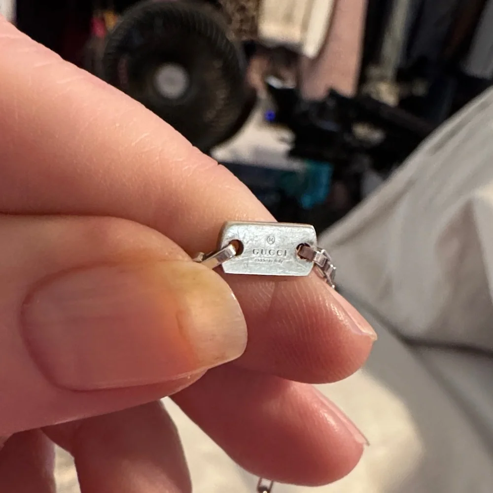Gucci Silver Geometric Necklace